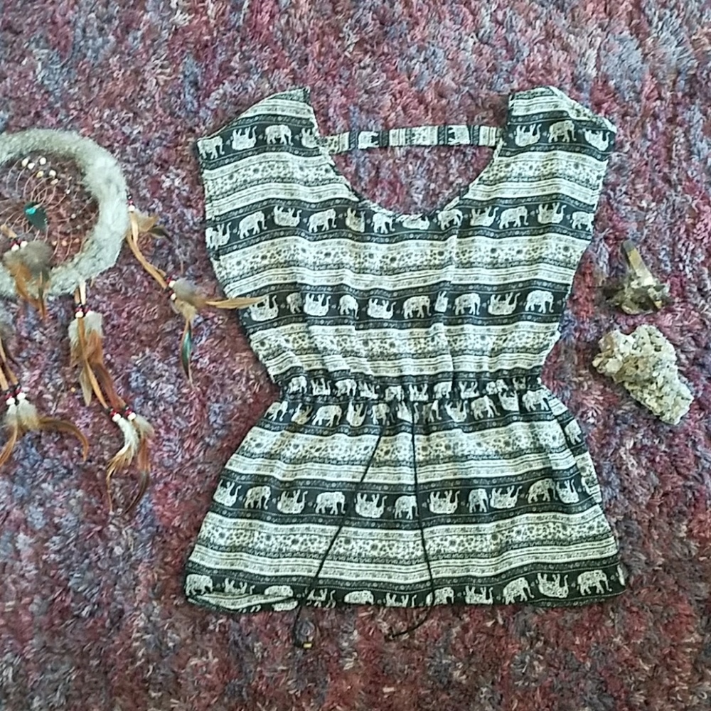 Boho elephant shirt